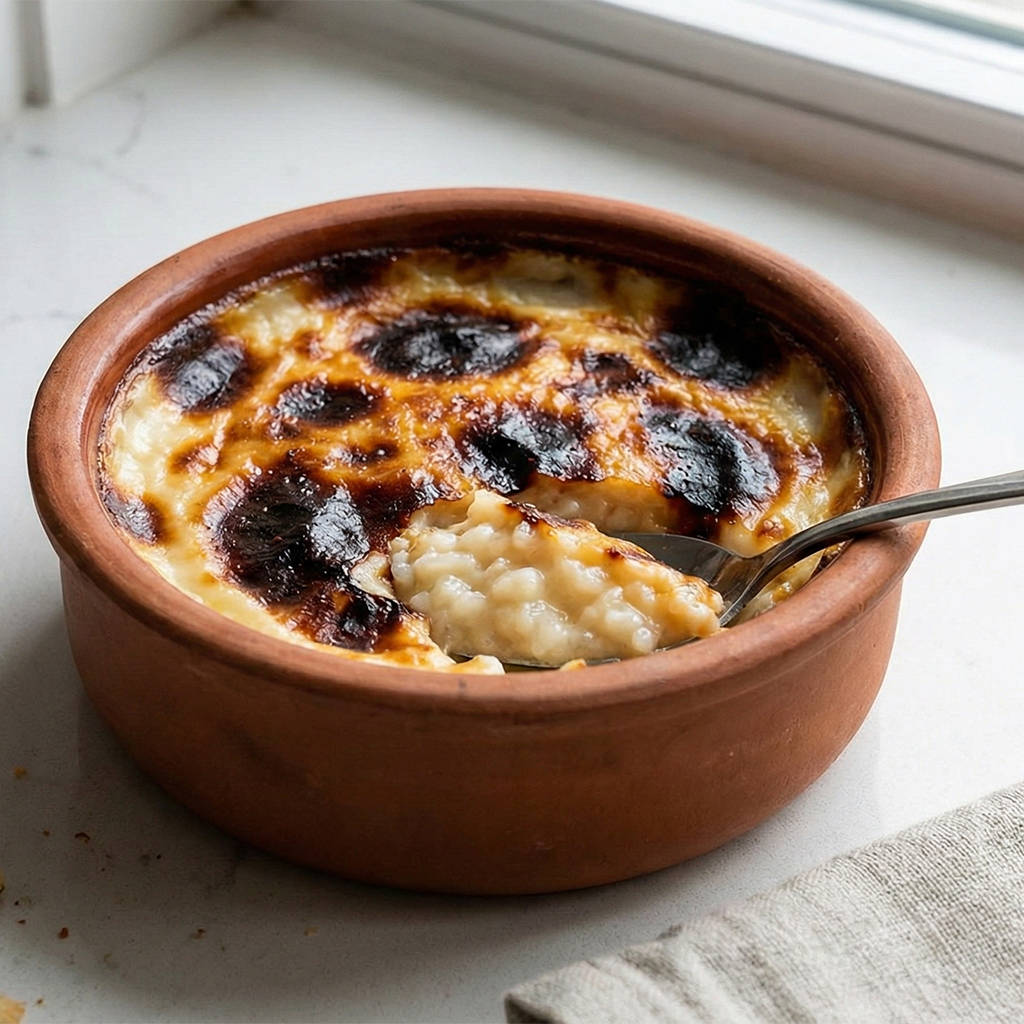 Tyrkisk Rispudding Fırın Sütlaç Recipe: Classic Turkish Baked Rice Pudding